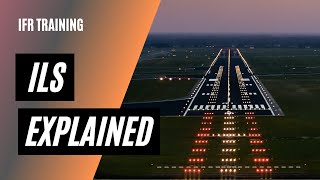 How ILS Works  Instrument Landing System Explained  IFR Training [upl. by Portwin143]