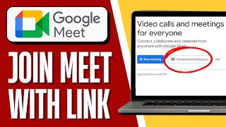 How to Join Google Meet With Link Easy Steps [upl. by Neelloj]