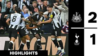 Newcastle United 2 Tottenham Hotspur 1  Premier League Highlights [upl. by Ruphina237]