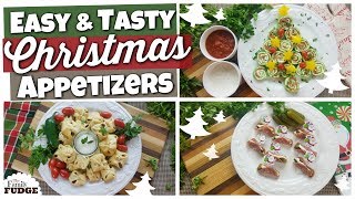 3 Christmas Appetizers 🎄 Quick  Easy  Frugal Recipes [upl. by Ecirp]