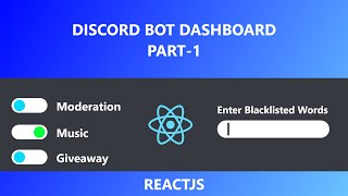 Discord Bot Dashboard Part 1 [upl. by Aredna]