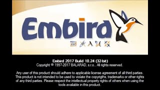 Embird 2017 in Windows 11 [upl. by Enaxor]