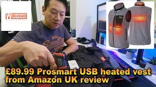 Prosmart Lightweight Heated Vest with USB Battery [upl. by Ragg262]