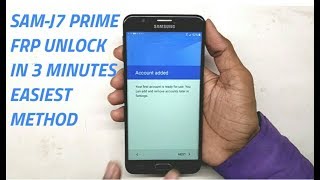 Samsung J7 Prime Google Account Bypass With out pc FRP Remove [upl. by Apfel]