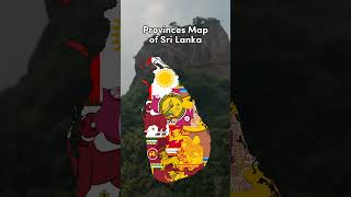 The 9 Provinces of Sri Lanka history asiancountry geography [upl. by Nairehs]