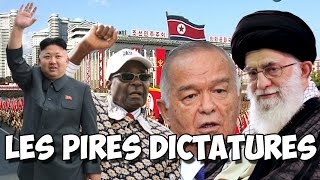 Les PIRES DICTATURES de la PLANÈTE [upl. by Serolod]