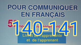 communication et actes de langagepage 140141pour communiquer en français 5 année primaire [upl. by Minica845]