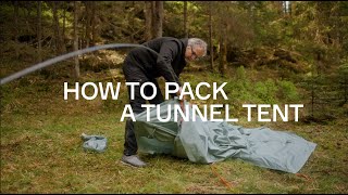 How to pack a tunnel tent [upl. by Denae]