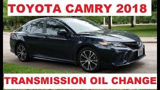 Замена масла АКПП Тойота Камри 2018 Toyota Camry Transmission fluid change AISIN UB80 [upl. by Etat]