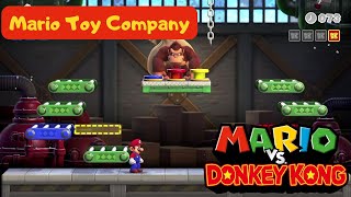 Mario Toy Company  Mario vs Donkey Kong  Nintendo Switch Gameplay [upl. by Desdee]