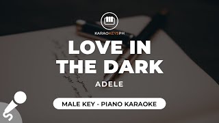 Love In The Dark  Adele Male Key  Piano Karaoke [upl. by Sasha]