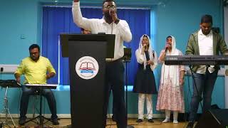 Sreeyeshu naamam athishaya naamam NewLife Church Sunderland  Sunday Service [upl. by Linus]