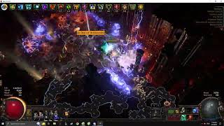 Lightning Strike Warden PoE 325 ShowCase Map T17 [upl. by Idnir]