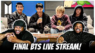 BTS quotLAST WEVERSE LIVEquot Reaction [upl. by Harley]