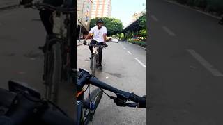 City Ride 🚴 mtb2wheels mtb2wheels cycling enjoy morningrides music citylife [upl. by Dorris]