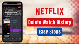 How to Delete Watch History on Netflix [upl. by Esadnac162]