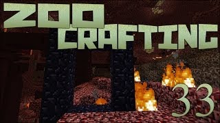 Trapped in the Nether 🐘 Zoo Crafting Episode 33 [upl. by Yemarej591]