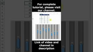 Equalizer Shaped Column Chart in Excel [upl. by Ridgley]