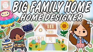 NEW BIG FAMILY HOME 🏠 SNEAK PEEK 👀🥳 TOCA LIFE WORLD 🌎 [upl. by Abbie]