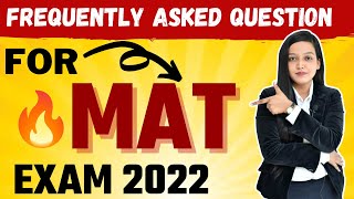 👍FAQs Related To MAT Exam🔥  IBT Mode Exam Day Guidelines For MAT Exam😱  Management Aptitude Test✅ [upl. by Arekat]