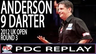 PDC Replay  9 Dart Club  Gary Anderson  UK Open 2012 9 Darter [upl. by Lydia]