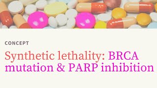 💊 Unlocking Synthetic Lethality Targeting PARP Inhibition in BRCA1 and BRCA2 Mutant Cancers 🛑 [upl. by Martz]