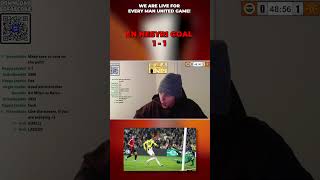 FENERBAHCE 11 MAN UNITED REACTION HIGHLIGHTS [upl. by Ayerf]