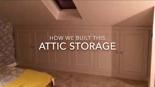 Attic storage build in light grey [upl. by Latini]