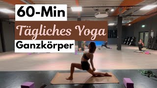 Tägliches 60minütiges GanzkörperYoga im Studio [upl. by Ankney]