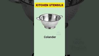 Kitchen vocabulary  pincers bowl grater wok [upl. by Namya572]