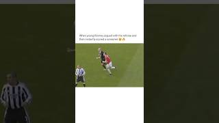 When young Rooney argued with the referee and then instantly scored a screamer 🤯🔥 [upl. by Archy550]