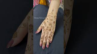 Simplest trendy EID design mehndi eidhenna eidmehndi eidmubarak mehedi [upl. by Naujek165]