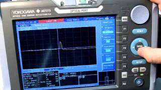 Yokogawa AQ7275 OTDR  Tryb pomiaru RealTime [upl. by Jessika]