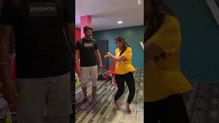 Fun during dance practice🤣 comedy mrmrschinnathirai dance [upl. by Mcmurry]