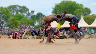 Akol Agok Vs Majok siko wrestling Match in Yirol East County at Nyang Freedom square [upl. by Sidnak]