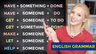 Causative Verbs  HAVE GET MAKE LET HELP  English Grammar Lesson  Free PDF amp Quiz [upl. by Aitenev]