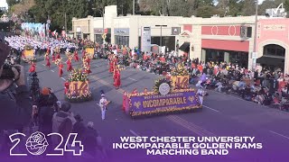 WCU quotIncomparablequot Golden Rams Marching Band  2024 Pasadena Rose Parade [upl. by Llemaj]