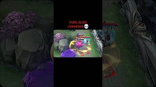 TANK AURA REAL 999999🔥💀 mobilelegends [upl. by Oneg]