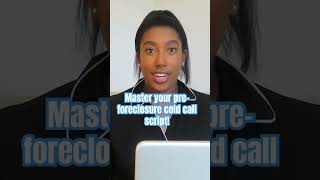 Video up on the best cold call script for getting preforeclosure deals wholesalerealestate [upl. by Nadeen]