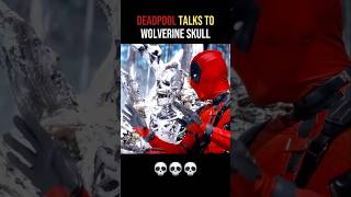 Deadpool talk to Wolverine skull in Deadpool 3 deadpool shorts marvel avengers [upl. by Sev]