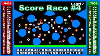 Score Race 4 48 countries marble race 17 in Algodoo  Marble Factory [upl. by Craggy]