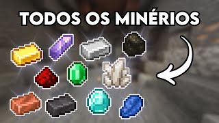 Como encontrar TODOS OS MINÉRIOS no Minecraft 121  Java Bedrock e MCPE [upl. by Cran]