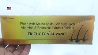 Trichoton Advance Tablet  Trichoton Advance Tablet Uses  Trichoton Advance Tablet Uses Benefits [upl. by Kenon491]