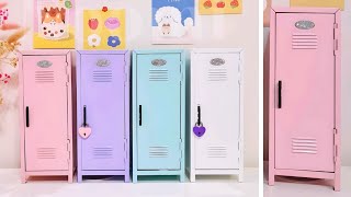 DIY Mini Locker  Cute Aesthetic Locker  Back to School DIY [upl. by Donal]