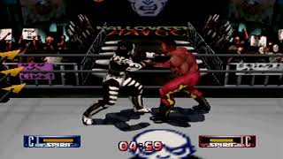 La Parka vs Booker T  WCWNWO Revenge N64 Simulation [upl. by Gulick]