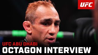 Tony Ferguson Octagon Interview  UFC Abu Dhabi [upl. by Esilana778]