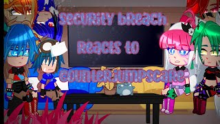 • Fnaf Security Breach react to • Fnaf Security Breach counterjumpscare • Credits in description [upl. by Ehrsam]