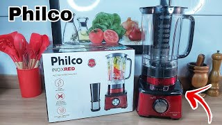 liquidificador Philco PLQ 1350 Turbo Inox Red 1200w será que vale a pena comprar [upl. by Aihsoem]