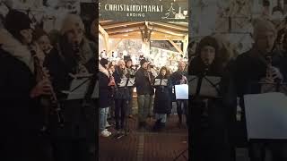 Christmas Market at Ending erding munich youtubeshorts germanytourism shortsfeed snow [upl. by Quartana]