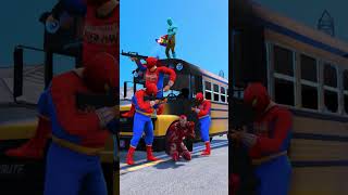 spiderman saves kids amp get back to school [upl. by Maire556]